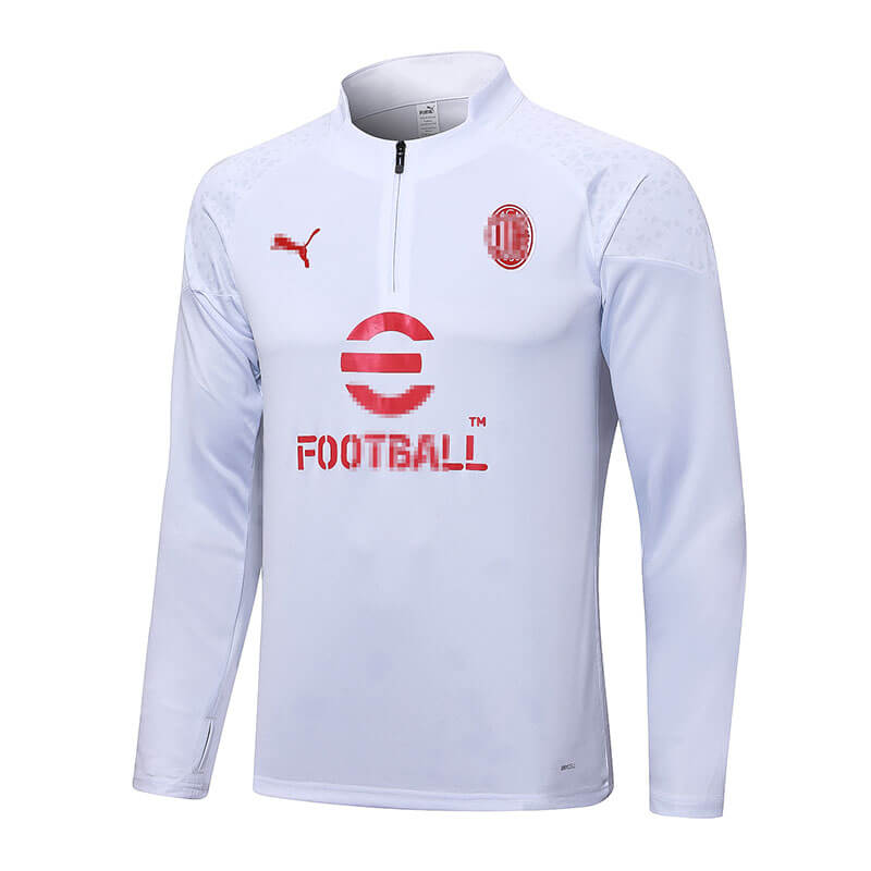 Sudadera Entrenamiento AC Milan 2023/2024 Blanco